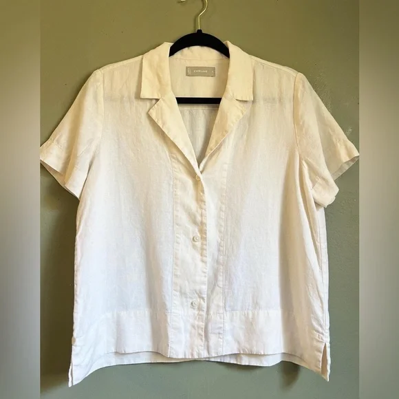 Everlane The Notch Shirt in linen - Picture 3 of 6